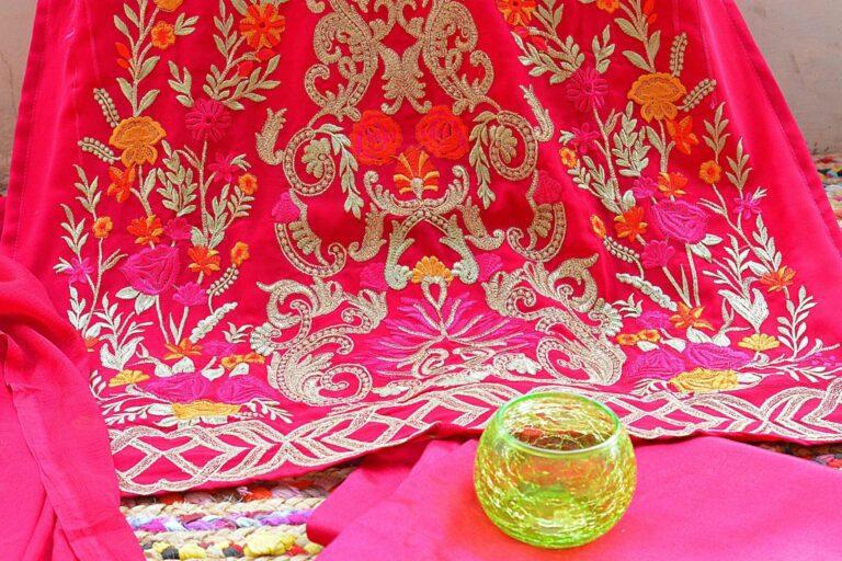 Magenta Alluring Ethnic Dress