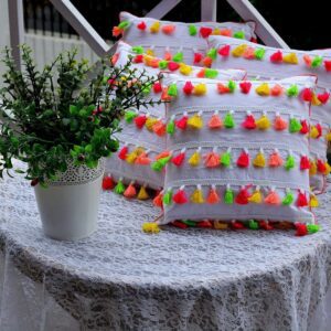 White/Multi Cushion Covers