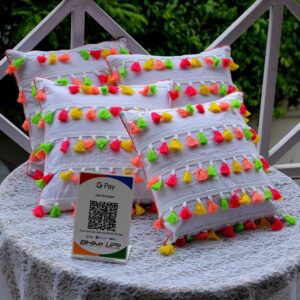 White/Multi Cushion Covers