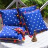 Blue Jaipuri Print Cushion Covers