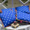 Blue Jaipuri Print Cushion Covers