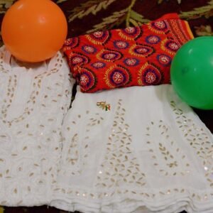 White Lucknowi Chikan Dress