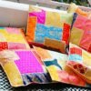 Handmade Patchwork Shimmer Gota Cushion