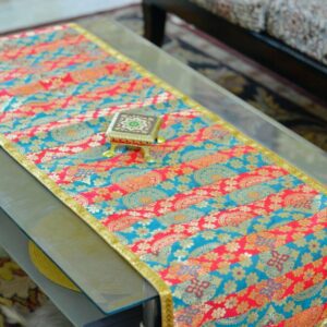 Brocade Multicolor Centre Table Runner