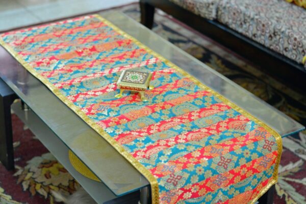 Brocade Multicolor Centre Table Runner