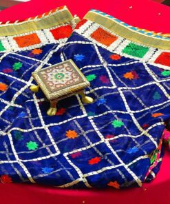 Beautiful Embroidered Phulkari Chiffon Dupatta