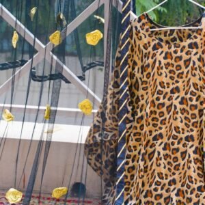 Leopard Print Kaftan Outfit