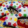 Handmade Patchwork Multicolor Gotta Cushion Covers