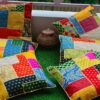 Handmade Patchwork Banarasi Gota Cushion Covers