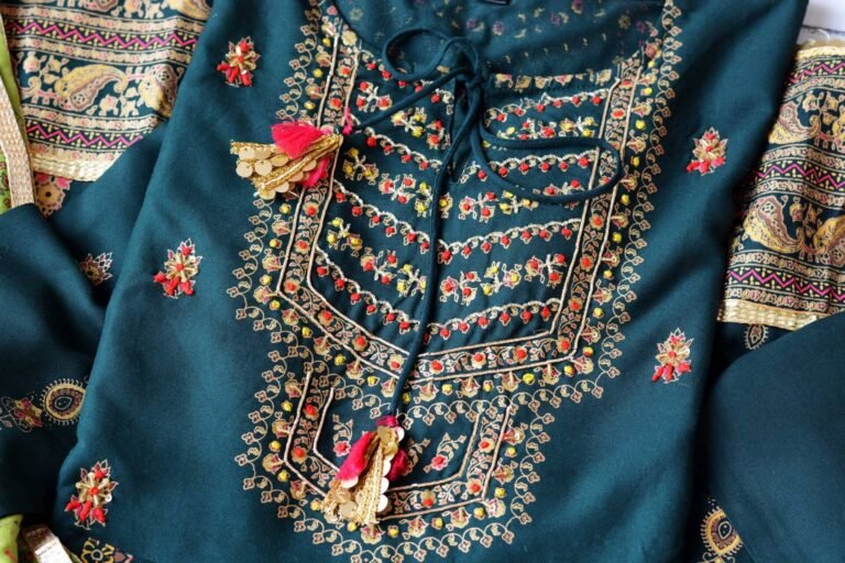 Ravishing Embroidered Anarkali Outfit 8