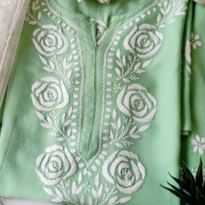 Pastel Green Chikankari Outfit