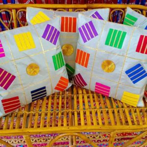 Handmade Patchwork Multicolor Gotta Cushion Covers