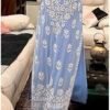 Alluring Powder Blue Chikankari Outfit