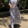 Comfortable Grey Chikankari Outfit