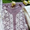 Breezy Silver Grey Chikankari Outfit