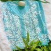 Delightful Sky Blue Chikankari Outfit