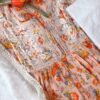 Enchanting Summer Floral Chikankari Anarkali Outfit