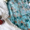 Breathtaking Summer Floral Chikankari Anarkali Outfit