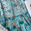 Breathtaking Summer Floral Chikankari Anarkali Outfit