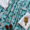 Breathtaking Summer Floral Chikankari Anarkali Outfit