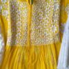 Radiant Summer Floral Chikankari Anarkali Outfit