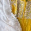 Radiant Summer Floral Chikankari Anarkali Outfit