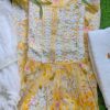 Spectacular Summer Floral Chikankari Anarkali Outfit