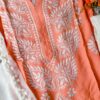 Summer Perfect Peach Modal Cotton Chikankari Outfit