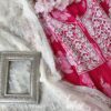 Gleaming Summer Floral Chikankari Anarkali Outfit