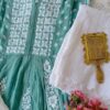 Seductive Pastel Green Modal Cotton Chikankari Anarkali Outfit