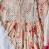 Stunning Floral Chikankari Anarkali Outfit