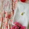 Stunning Floral Chikankari Anarkali Outfit