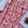 Gorgeous Pink Summer Floral Chikankari Anarkali Outfit