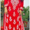 Fascinating Red Chikankari Sharara Outfit