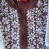 Astonishing Almond Brown Modal Chikankari Outfit