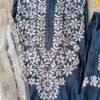 Marvellous Slate Grey Chikankari Outfit