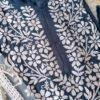 Marvellous Slate Grey Chikankari Outfit