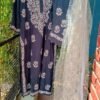 Marvellous Slate Grey Chikankari Outfit