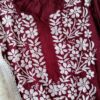 Imperial Maroon Modal Chikankari Outfit