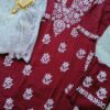 Imperial Maroon Modal Chikankari Outfit