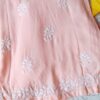 Relaxing Pastel Peach Modal Chikankari Outfit