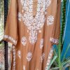 Marvelous Peanut Brown Modal Chikankari Outfit