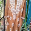 Marvelous Peanut Brown Modal Chikankari Outfit