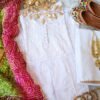 Arresting White Multicolor Royal Chikankari Outfit