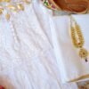 Arresting White Multicolor Royal Chikankari Outfit