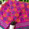 Gorgeous Pink Multicolor Phulkari Dupatta