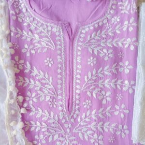 Soothing Lavender Chikankari Outfit