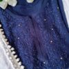 Flawless Navy Blue Mukaish Chikankari Outfit