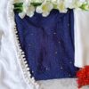 Flawless Navy Blue Mukaish Chikankari Outfit