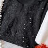 Splendid Black Mukaish Chikankari Outfit